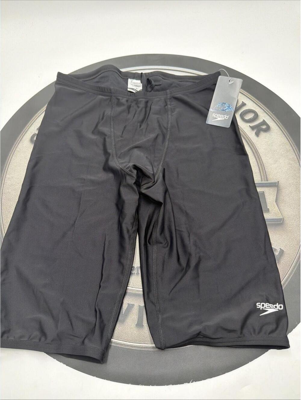 Speedo Swim Jammers Men’s US Size 34 Black Drawstring